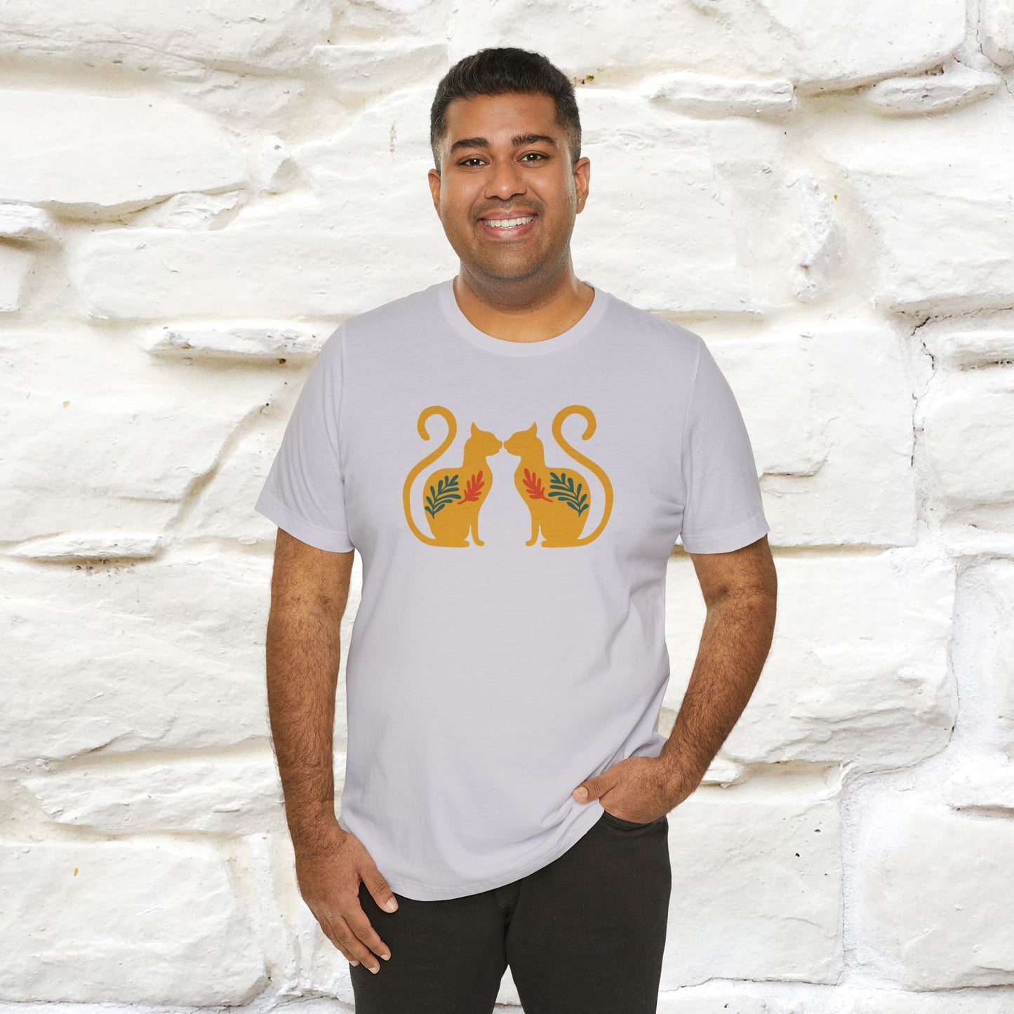 ''Power'' | Cat T-Shirt Front and Back Design | Nunu&Miao Studio