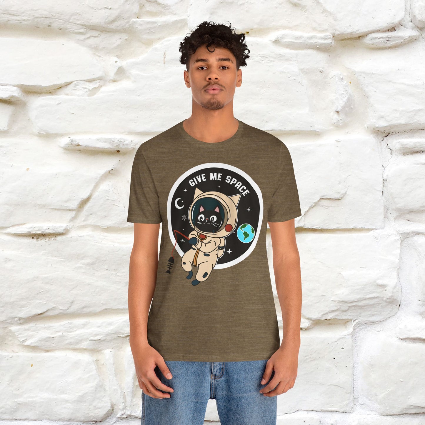 Give Me Space Cat T-Shirt for Men & Women | 100% Cotton* Funny  Tee