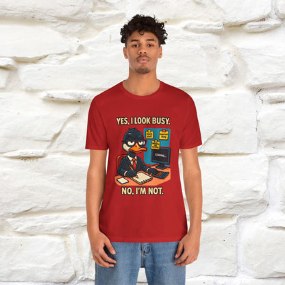''Yes, I Look Busy. No I'm Not.''|  Sarcastic Cat T-Shirt | Nunu&Miao Studio