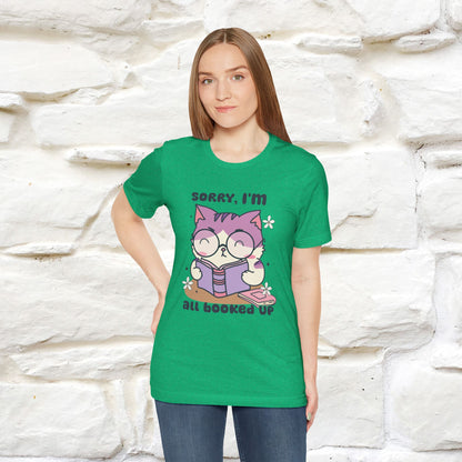 Funny Cat T-Shirt for Book Lovers – 100% Cotton* | Cute Cat Apparel for Men & Women | Gifts for Cat Lovers