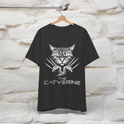 "The Catverine" Cat T-shirt for Men & Women | 100% Cotton* | Feline-Inspired  Tee