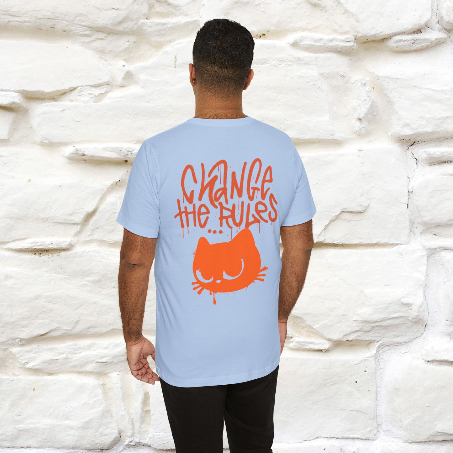 ''Change The Rules'' - Cat T-shirt -Nunu&Miao Studio