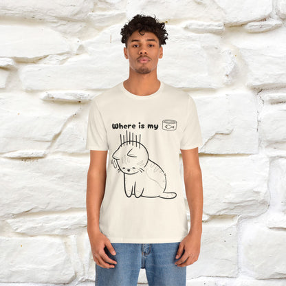 "Where Is My Tuna?" Cat T-Shirt | Nunu&Miao Studio - Nunu&Miao Studio