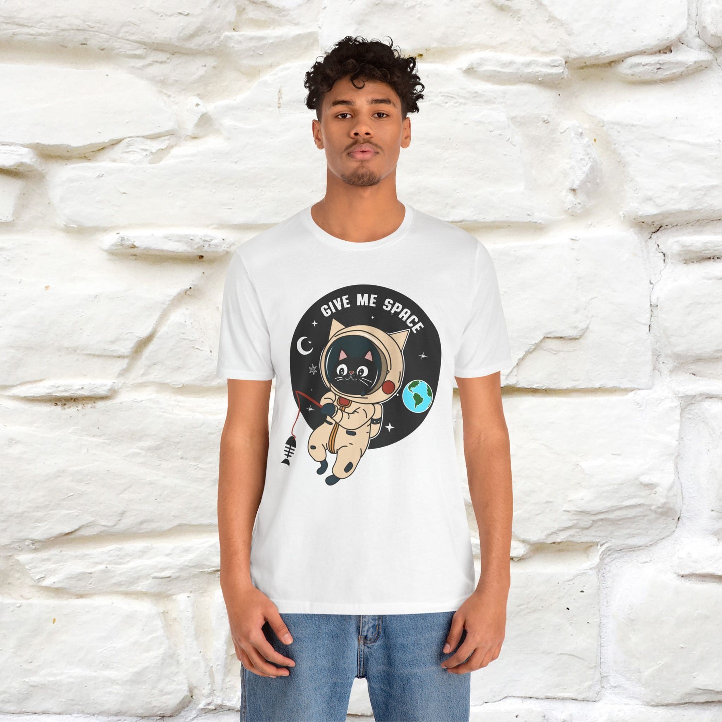 Give Me Space Cat T-Shirt for Men & Women | 100% Cotton* Funny  Tee