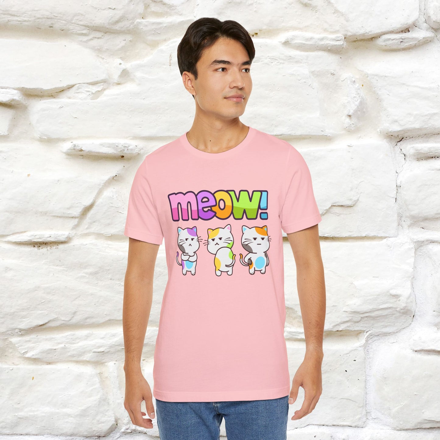 Meow! Funny Cat T-Shirt for Men & Women | 100% Cotton*