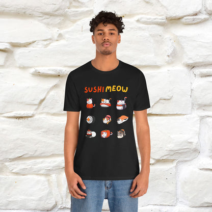 "Sushi Meow" Cat T-shirt for Men & Women | 100% Cotton*