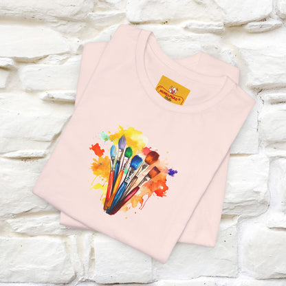 "Il Pittore'' Cat T-Shirt Front and Back Design | Nunu&Miao Studio
