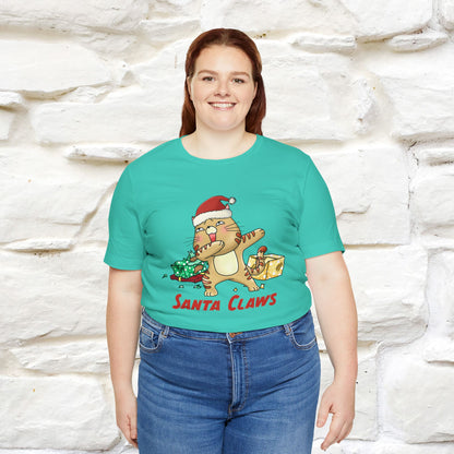 "Santa Claws" |Funny Cat T-Shirt | Nunu&Miao Studio