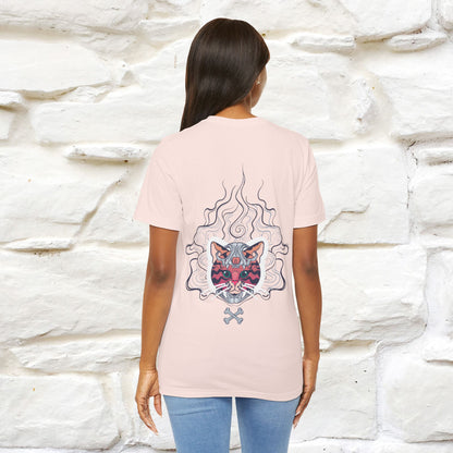 ''Air Fire Cat'' | Cat T-Shirt Front and Back Design | Nunu&Miao Studio