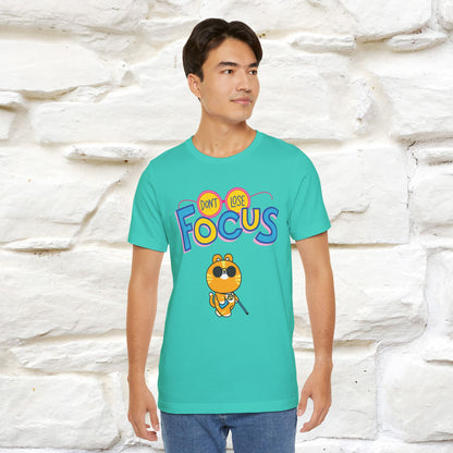 ''Don’t Lose Focus'' Cat T-Shirt | Nunu&Miao Studio