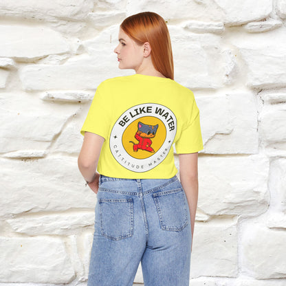 "Be Like Water: Cattitude Master | Cat T-Shirt |Nunu&Miao Studio