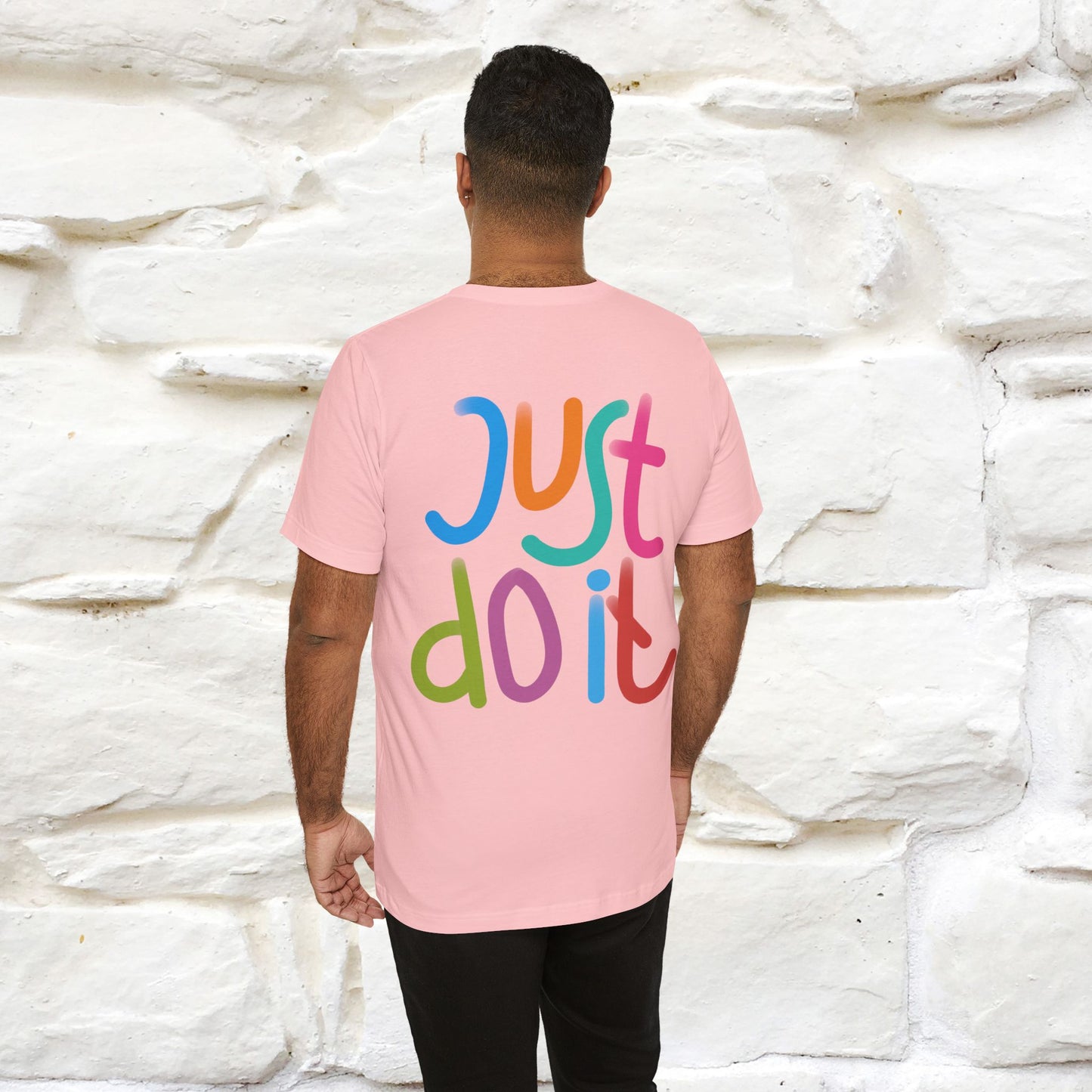"Yes, Just Do It" Cat T-Shirt| Front & Back Design | Nunu&Miao Studio