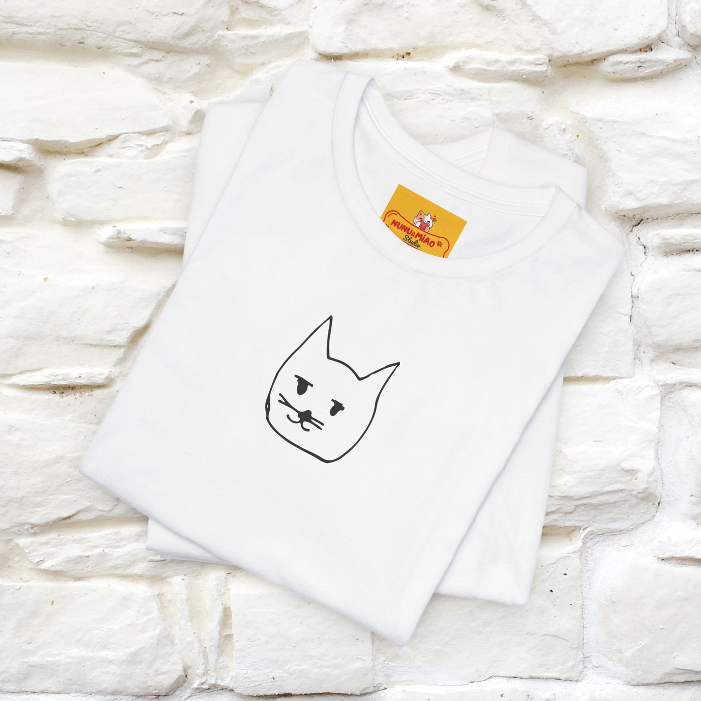 "Caos'' Cat T-Shirt Front and Back Design | Nunu&Miao Studio