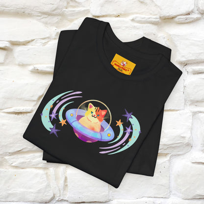 "Stay Positive'' Cat T-Shirt | Front & Back Design | Nunu&Miao Studio