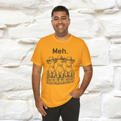 "Meh" Cute T-shirt |Nunu&Miao Studio