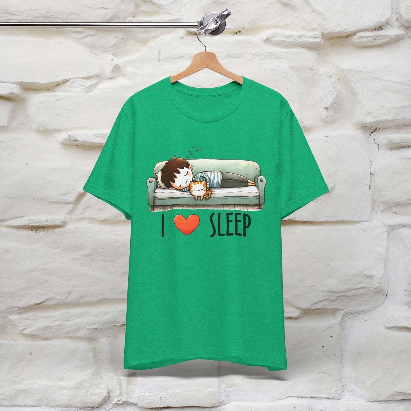 ''I Love Sleep''  Cat T-shirt for Men and Women  100% Cotton*