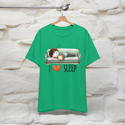 ''I Love Sleep''  Cat T-shirt for Men and Women  100% Cotton*