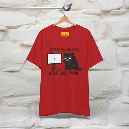 "Creative Block Meets Deadline..." |Cat T-Shirt | Nunu&Miao Studio