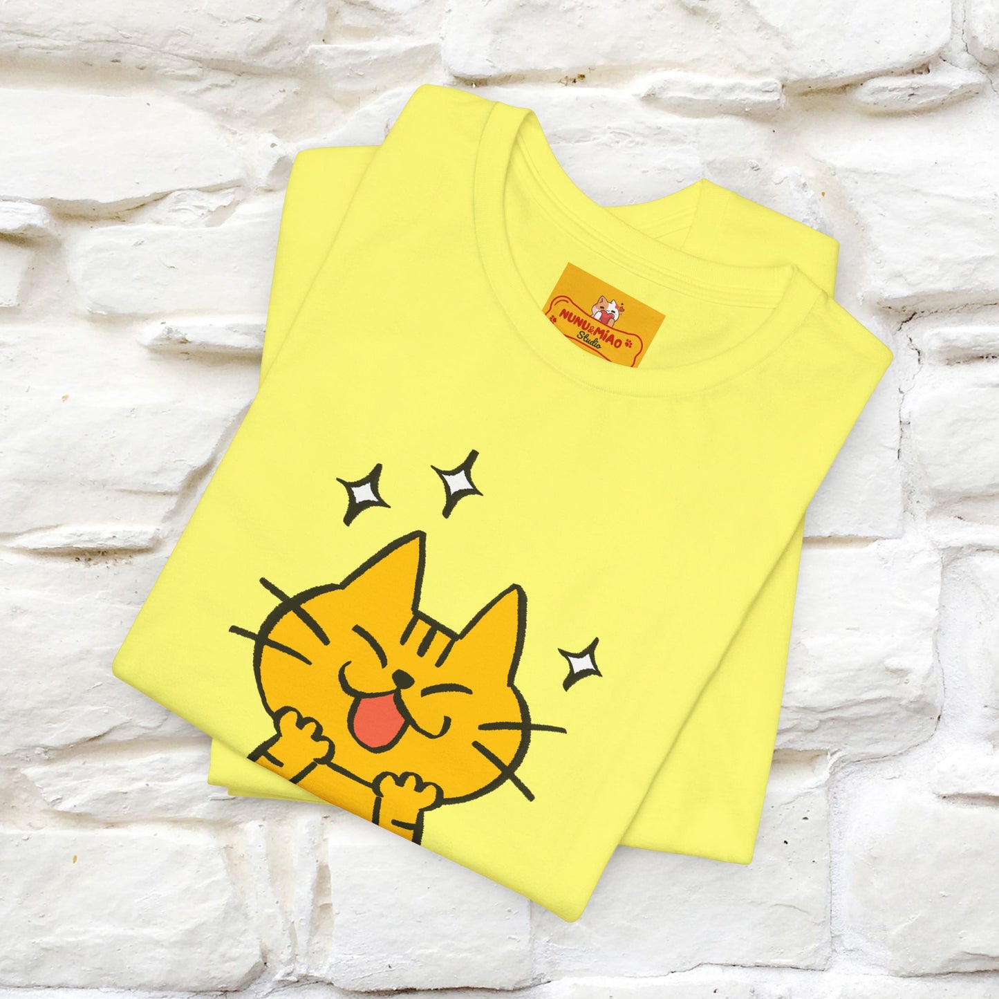 ""It's A Good Day" Cat T-Shirt| Front & Back Design | Nunu&Miao Studio
