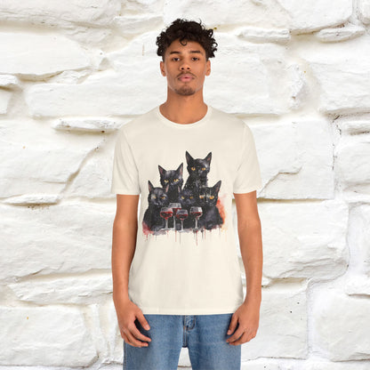 "Black Catty Cocktails" T-Shirt for Men & Women | 100% Cotton*