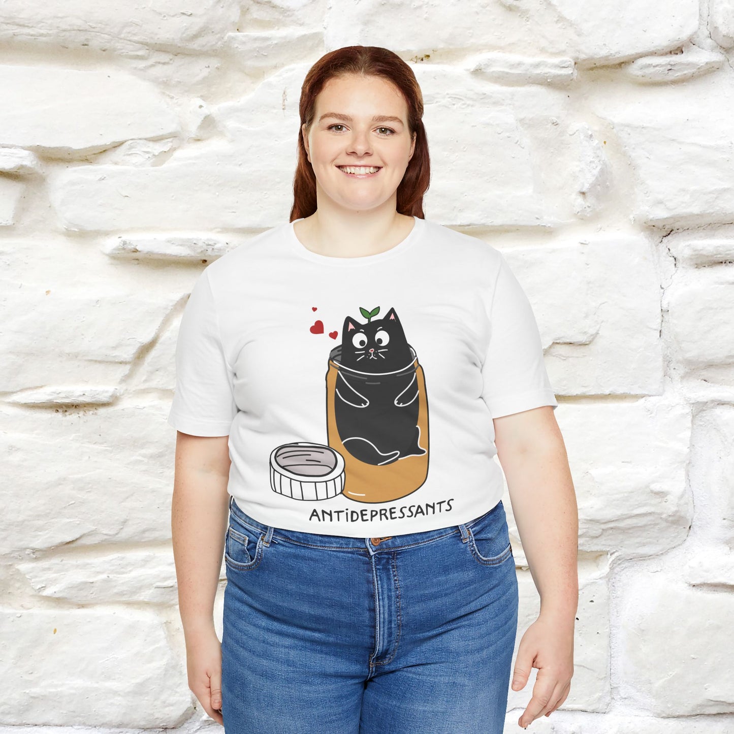 "Antidepressants" Funny Cat T-Shirt for Men & Women | 100% Cotton* 🐾