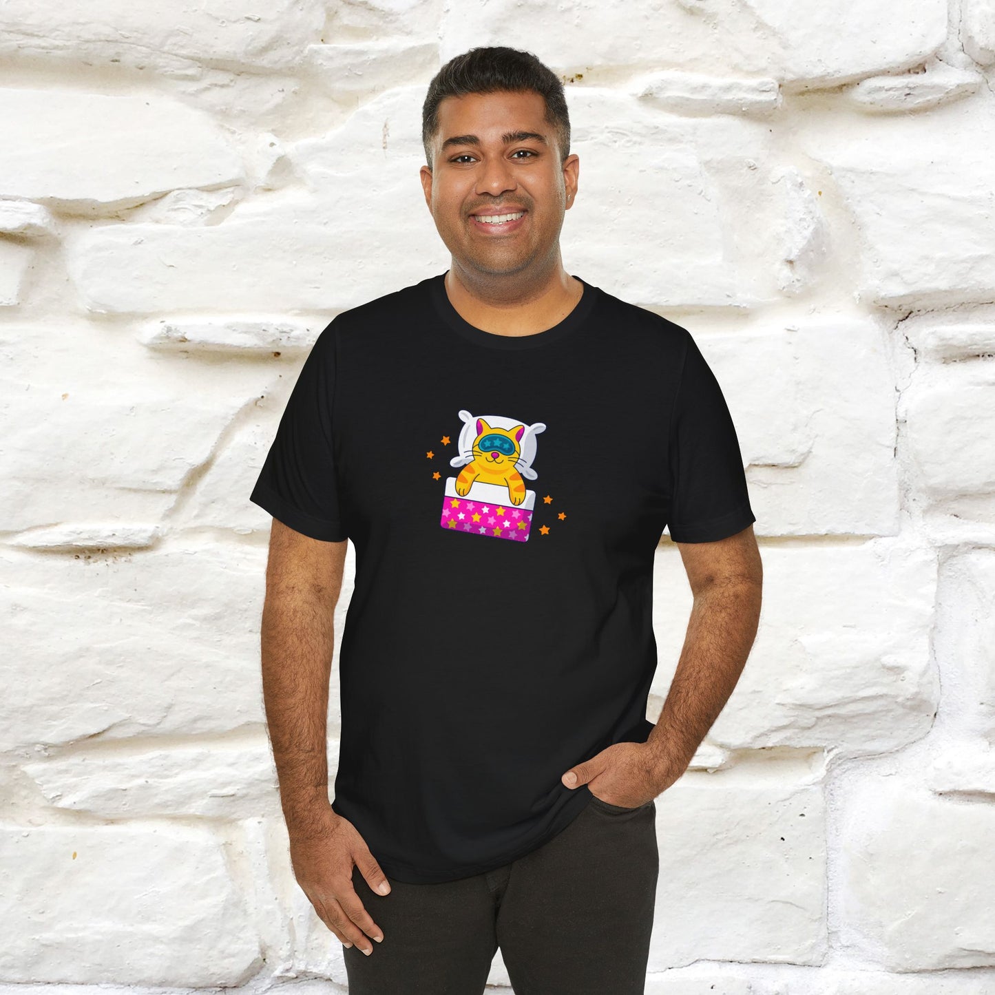 "I Am Sorry I Have Plans With My Bed" |  Cat T-Shirt | Front & Back Design | Nunu&Miao Studio