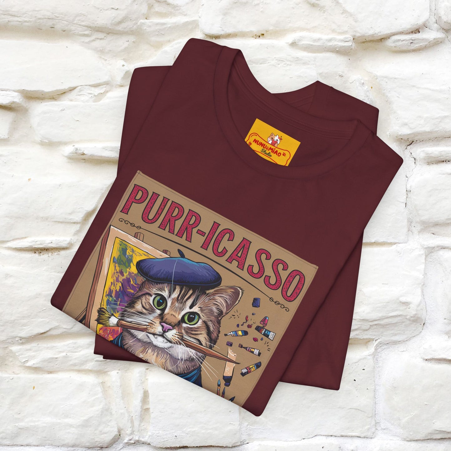 ''Purr-Icasso Masters Of Meows'' | CatT-Shirt | Nunu&Miao Studio