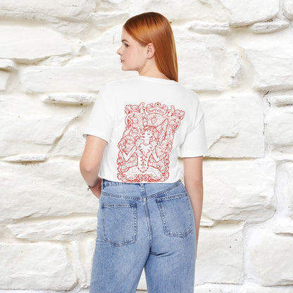 "Superbia'' Cat T-Shirt Front and Back Design | Nunu&Miao Studio