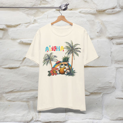 ''Aloha'' Cat T-shirt for Women 100% Cotton* - Nunu&Miao Studio