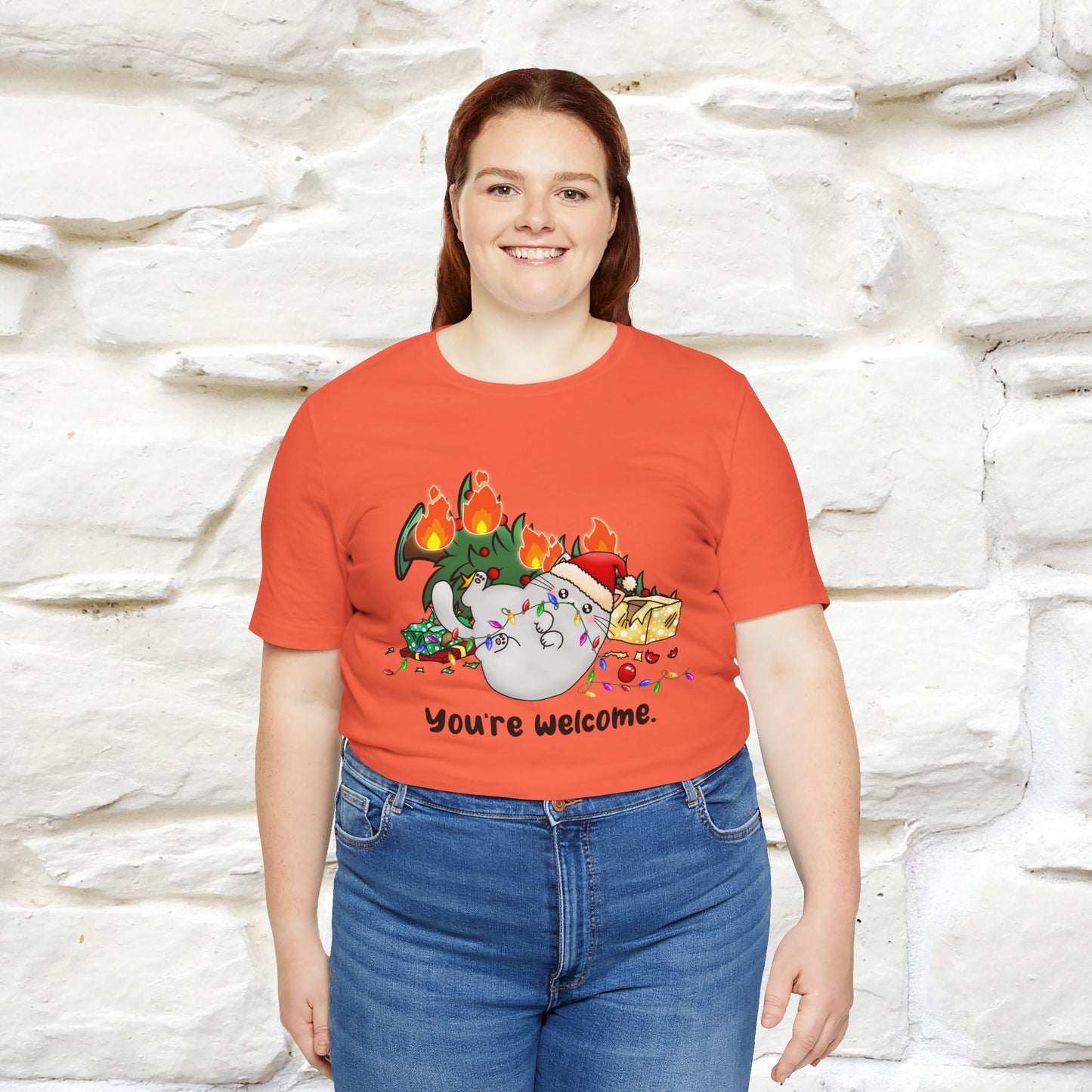 You're Welcome | Sarcastic Cat Christmas Shirt  |Nunu&Miao Studio - Nunu&Miao Studio