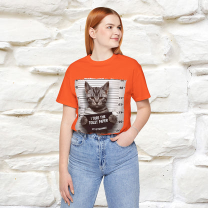 ''I Tore The Toilet Paper'' | Funny Cat T-Shirt | Nunu&Miao Studio