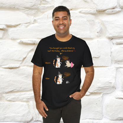 "Abracatabra: The Power of Purrs!" Cat T-Shirt for Men & Women | 100% Cotton*