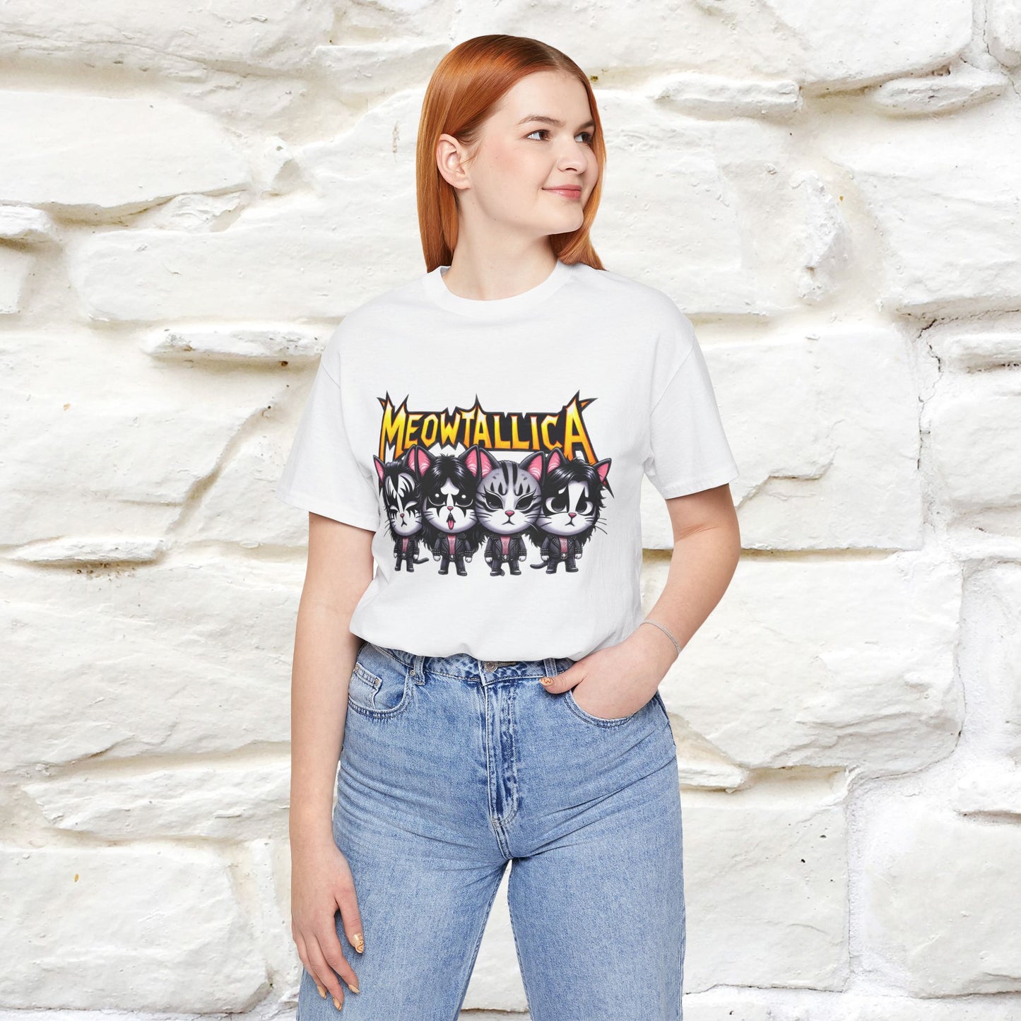 Meowtallica T-Shirt | Rock-Inspired Cat Tee for Men & Women | 100% Cotton*