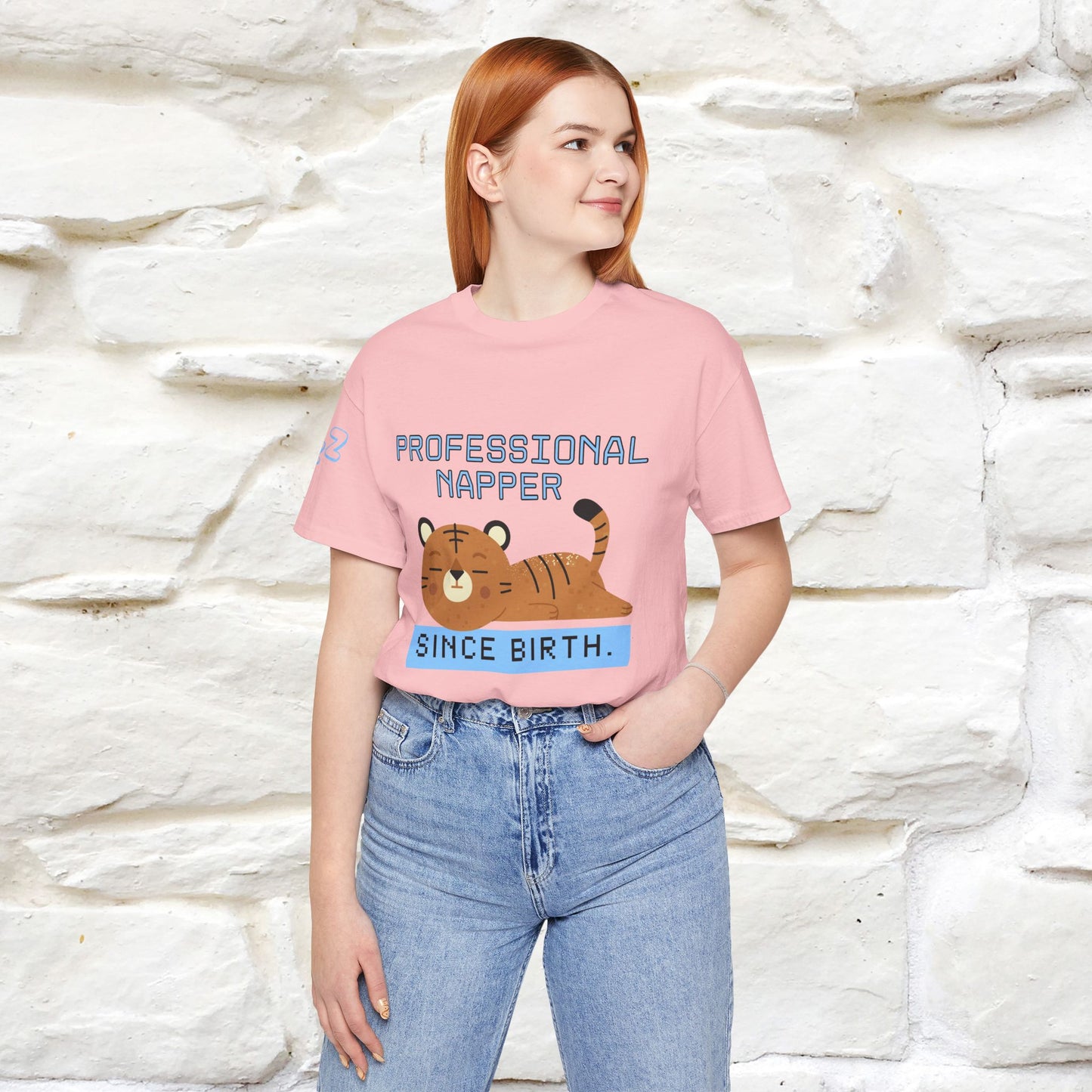 ''Professional napper since birth.''| CatT-Shirt | Nunu&Miao Studio