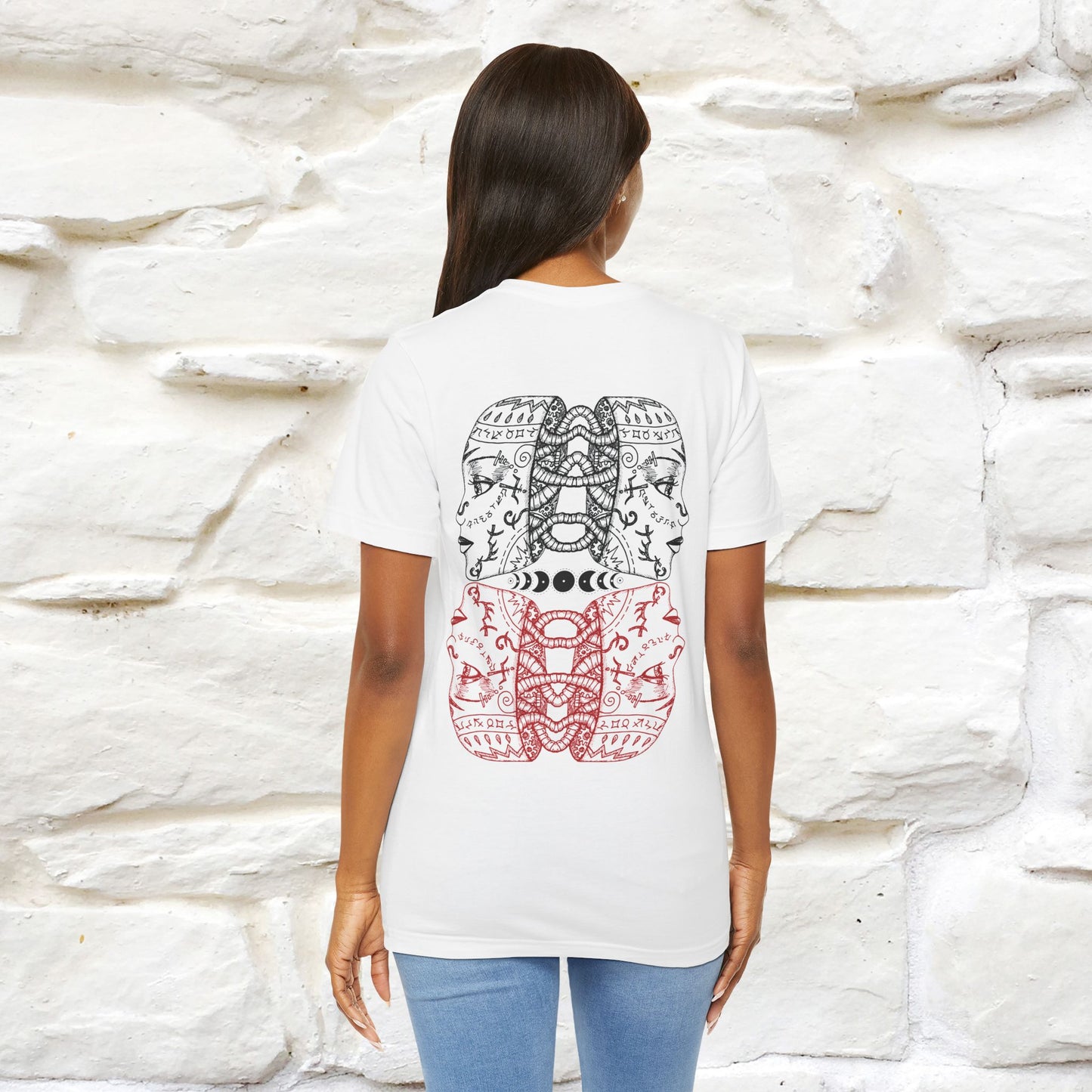 ''Illusion'' Cat T-Shirt Front and Back Design | Nunu&Miao Studio
