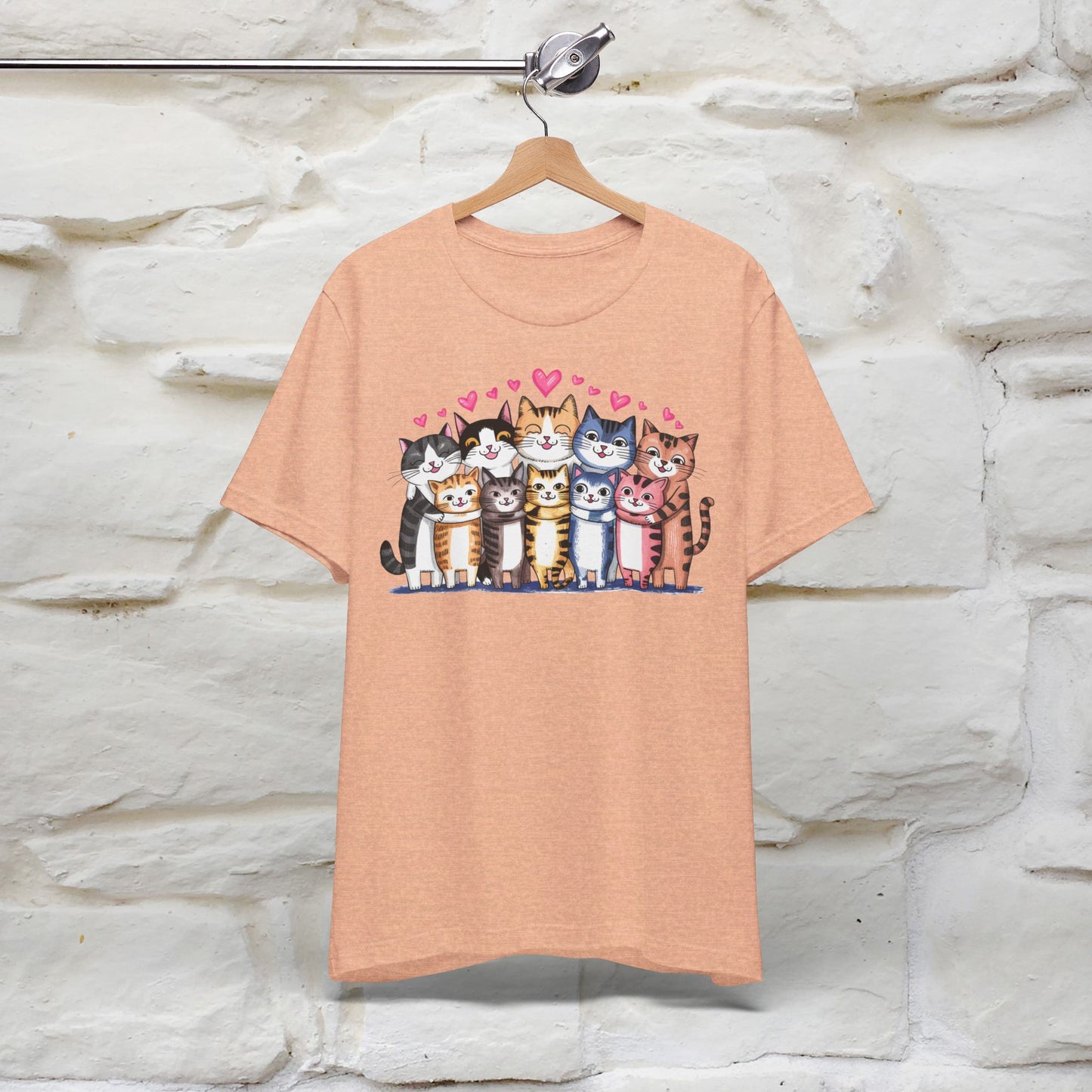 ''Cats Bring Us Together'' Cat T-shirt for Women 100% Cotton* - Nunu&Miao Studio