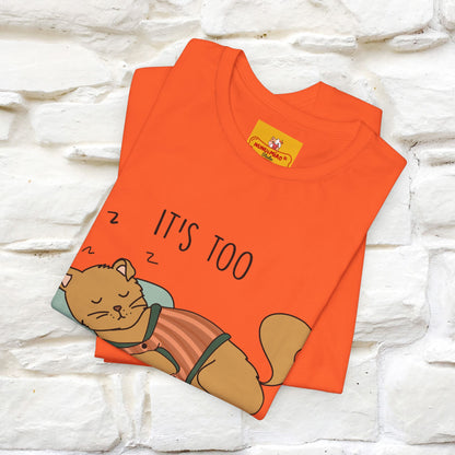 ''It’s Too Peopley Outside'' | Funny Cat T-Shirt | Nunu&Miao Studio