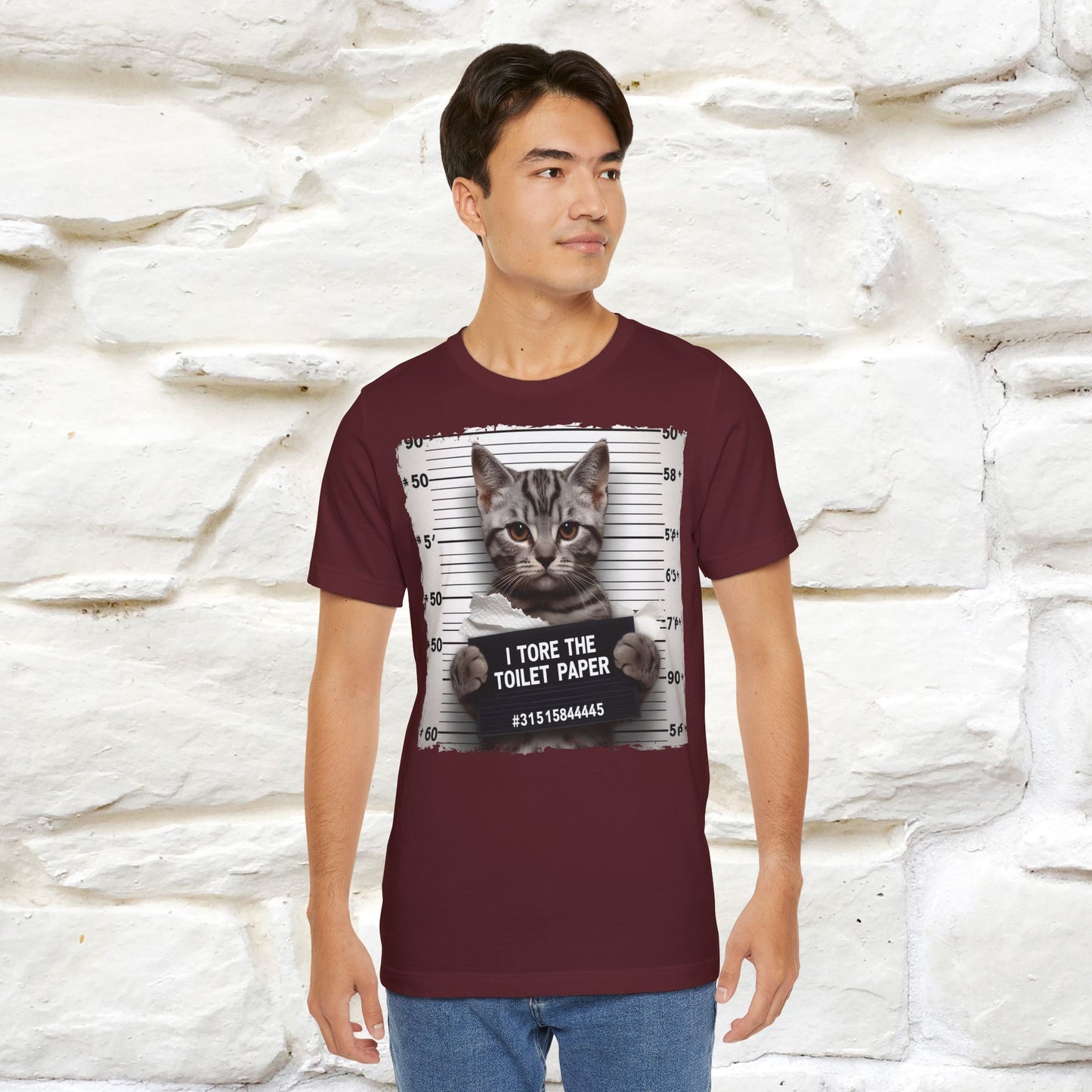 I Tore The Toilet Paper Cat T-Shirt for Men & Women | 100% Cotton*