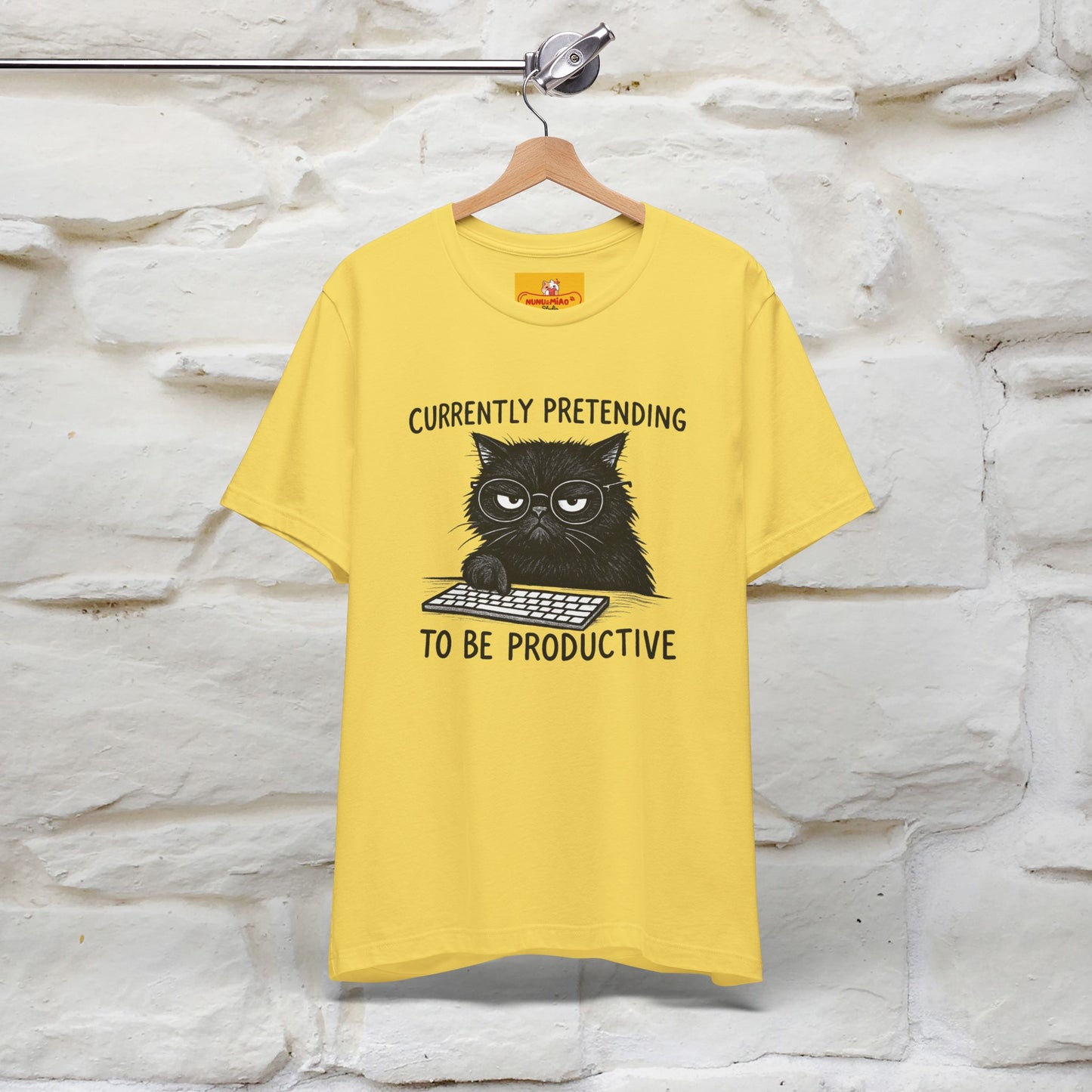 "Currently Pretending To Be Productive" |Cat T-Shirt | Nunu&Miao Studio