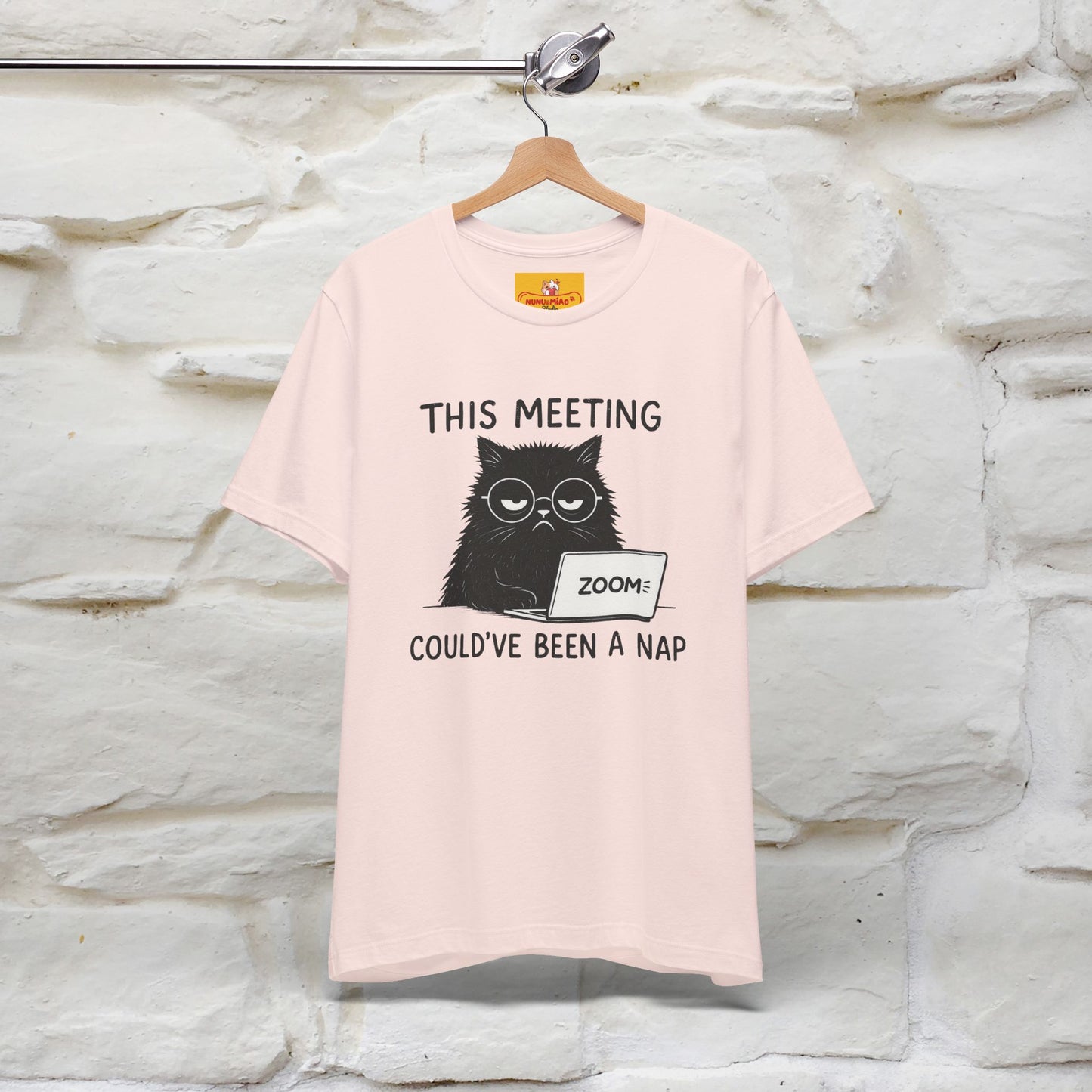 "This Meeting Could've Been a Nap" | Sarcastic Cat T-Shirt | Nunu&Miao Studio