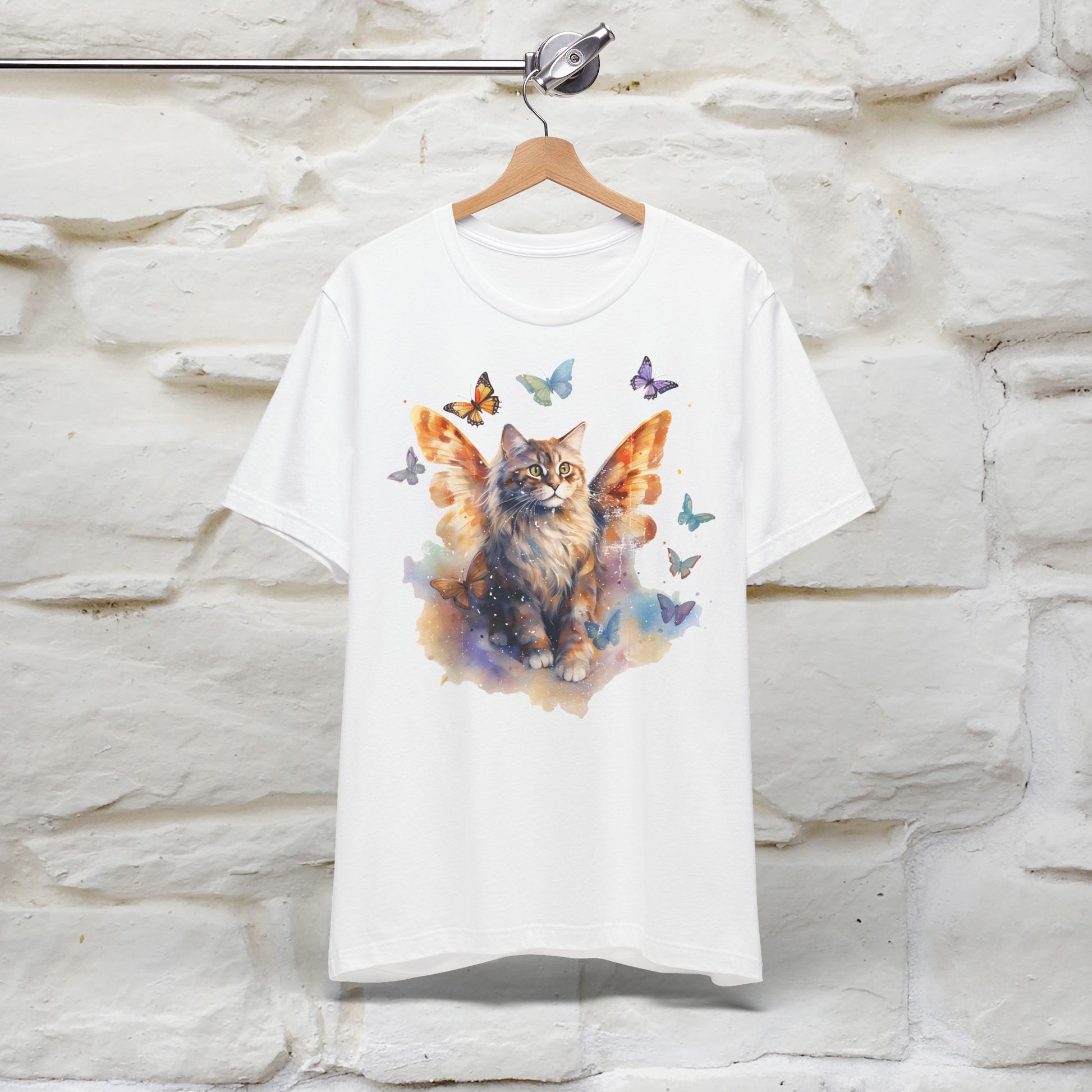 "Meow-velous Butterflies" T-shirt for Women | 100% Cotton* - Nunu&Miao Studio