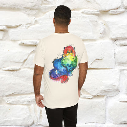 "Il Pittore'' Cat T-Shirt Front and Back Design | Nunu&Miao Studio