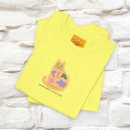 "Remember Your Why'' Cat T-Shirt Front and Back Design | Nunu&Miao Studio