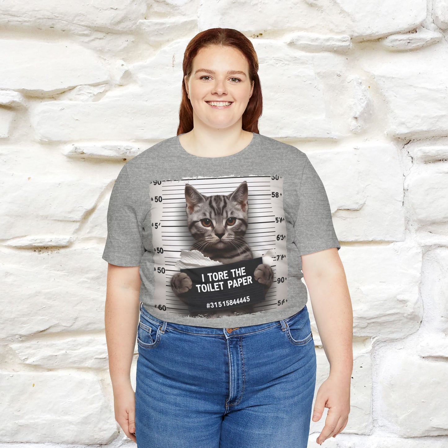 I Tore The Toilet Paper Cat T-Shirt for Men & Women | 100% Cotton*