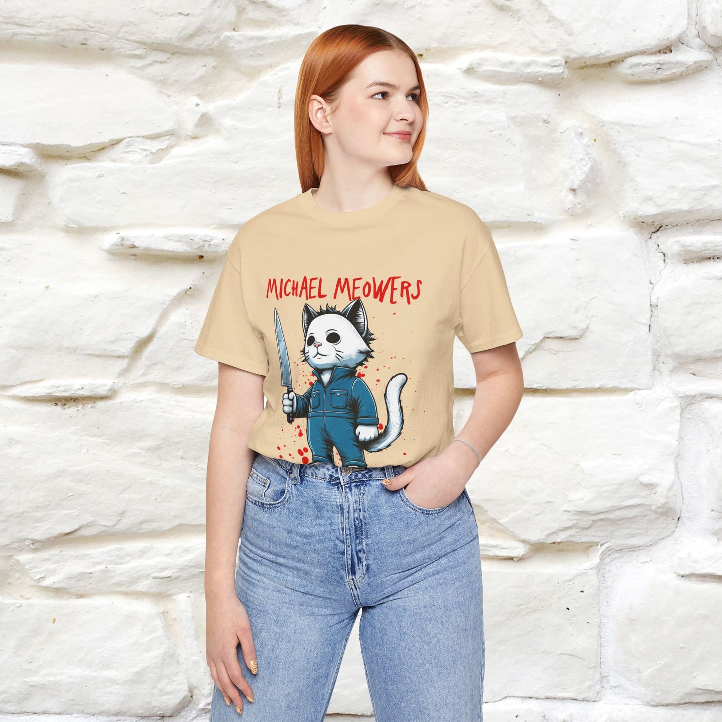 Michael Meowers T-Shirt | Playful Cat Parody Tee for Men & Women | 100% Cotton*