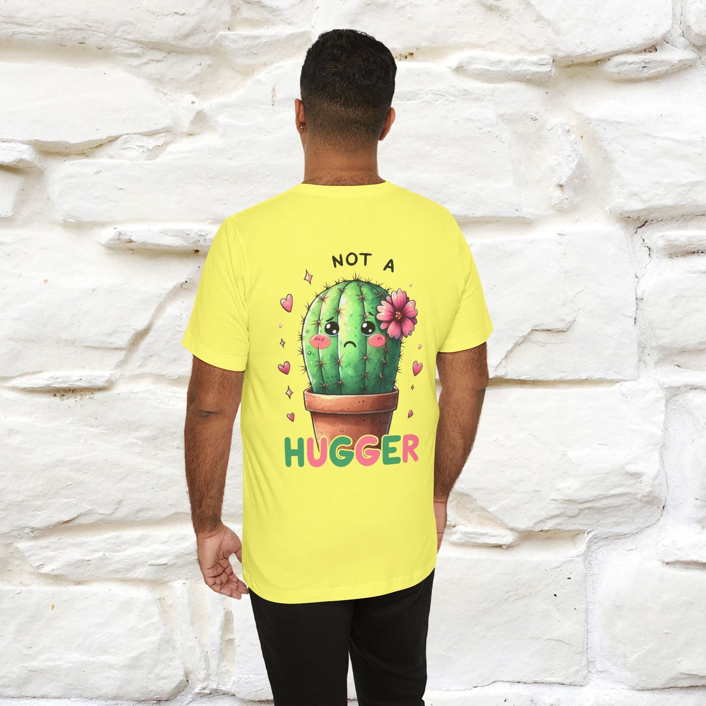"Not A Hugger" |Funny T-Shirt | Front & Back Design|Nunu&Miao Studio