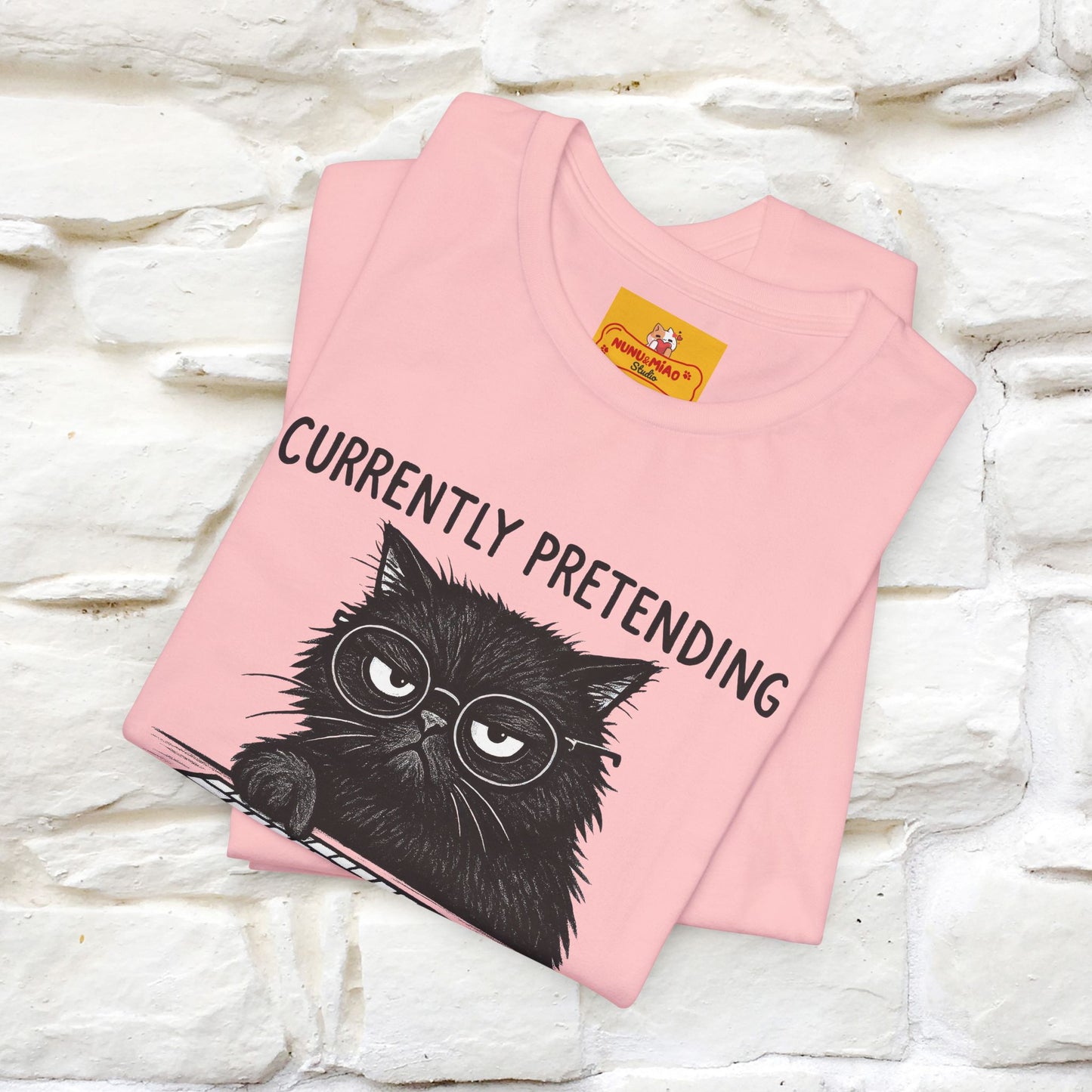 "Currently Pretending To Be Productive" |Cat T-Shirt | Nunu&Miao Studio