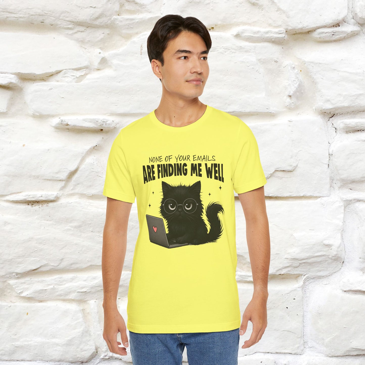 "None of your Emails Are Finding Me Well" Cat T-Shirt | Nunu&Miao Studio