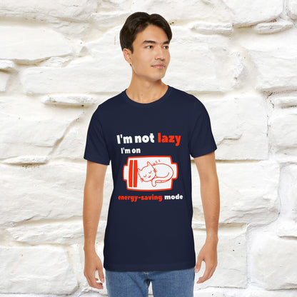 ''I am Not Lazy...'' Cat T-Shirt | Nunu&Miao Studio