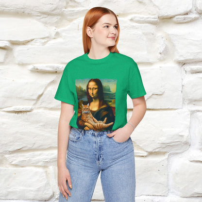 Mona Lisa’s Cat T-Shirt | Classic Art-Inspired Cat Tee for Men & Women | 100% Cotton*